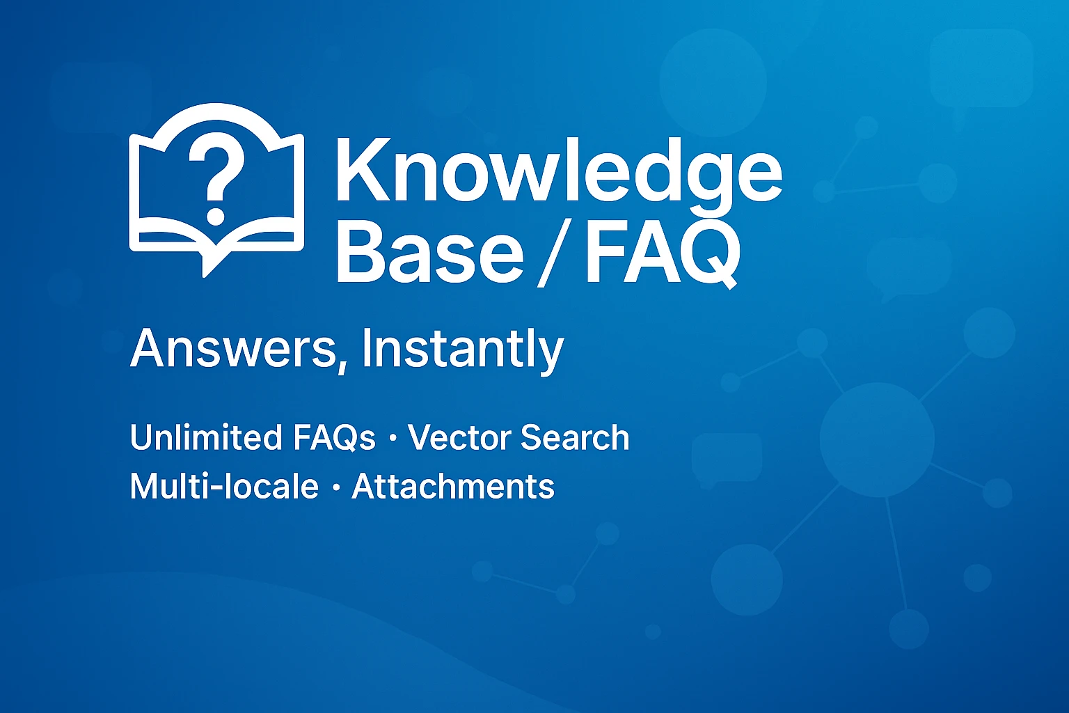 Knowledge Base / FAQ background